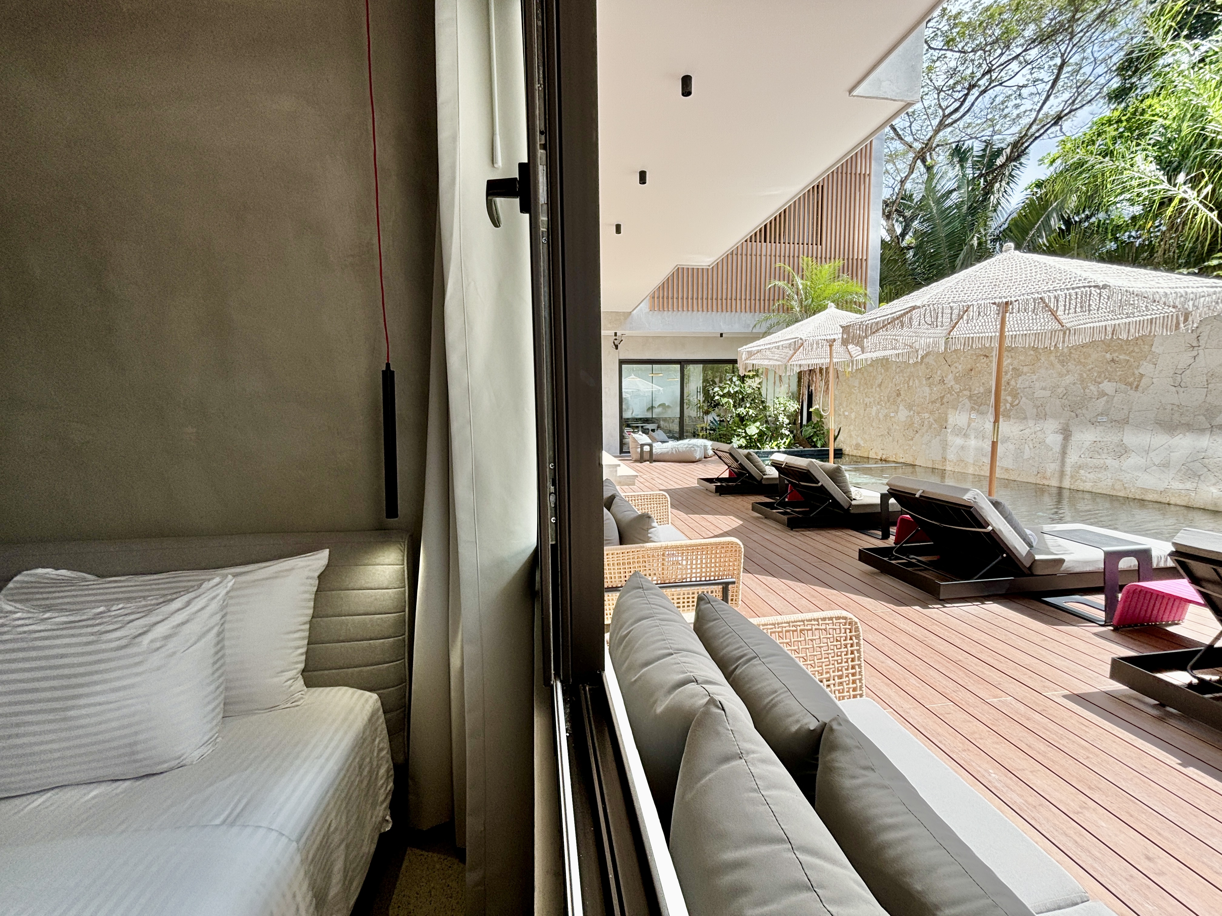 Suite seating with ocean view
