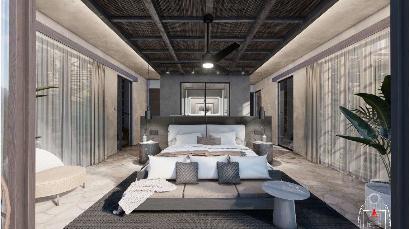 Master suite interior