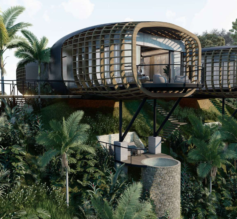 Oropendola villa architecture detail